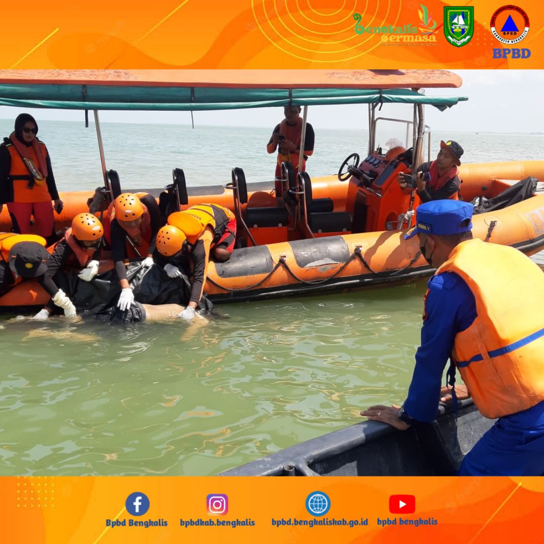Hari Ke-3 Pencarian Akhirnya Korban Tenggelam di Perairan Pulau Beting Aceh Rupat Utara ditemukan 