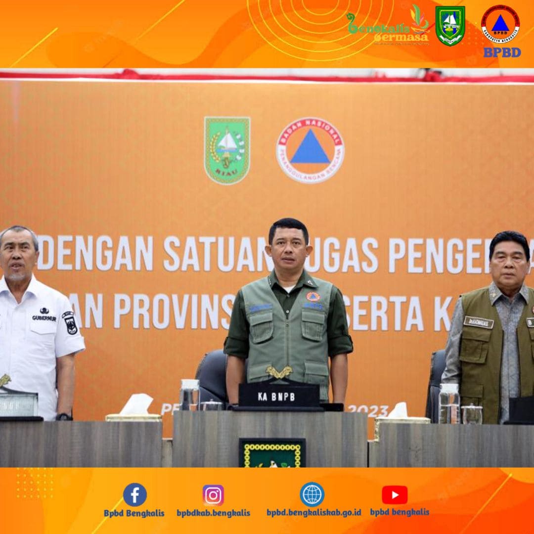 Kepala BNPB RI Pimpin Rakor Satgas Karhutla di Provinsi Riau